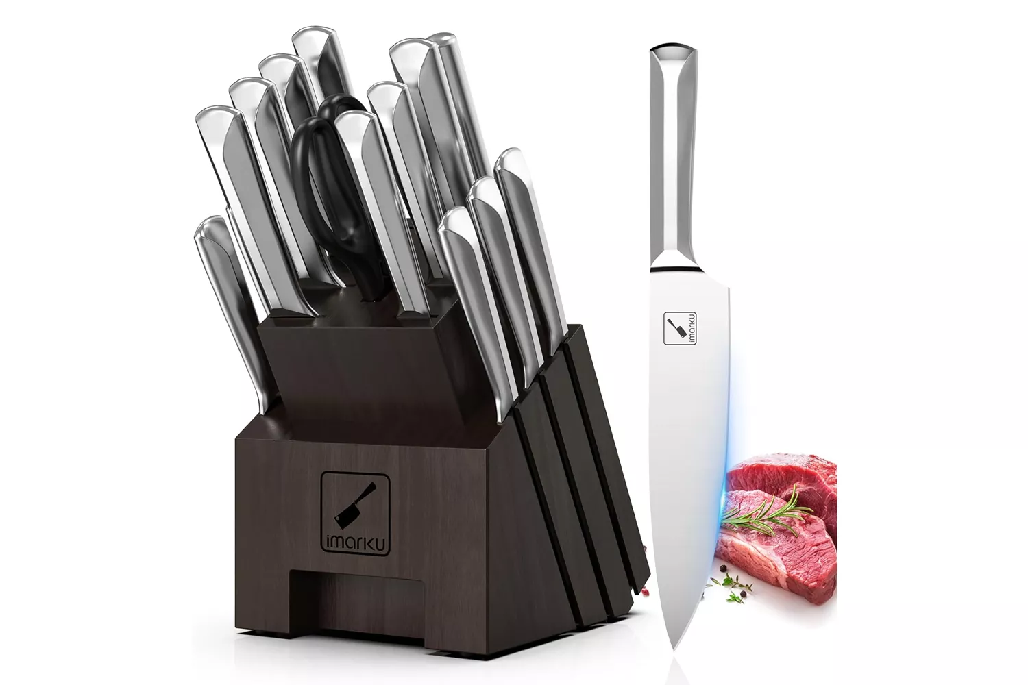 Amazon imarku Knife Set 16 Pcs Knife Set